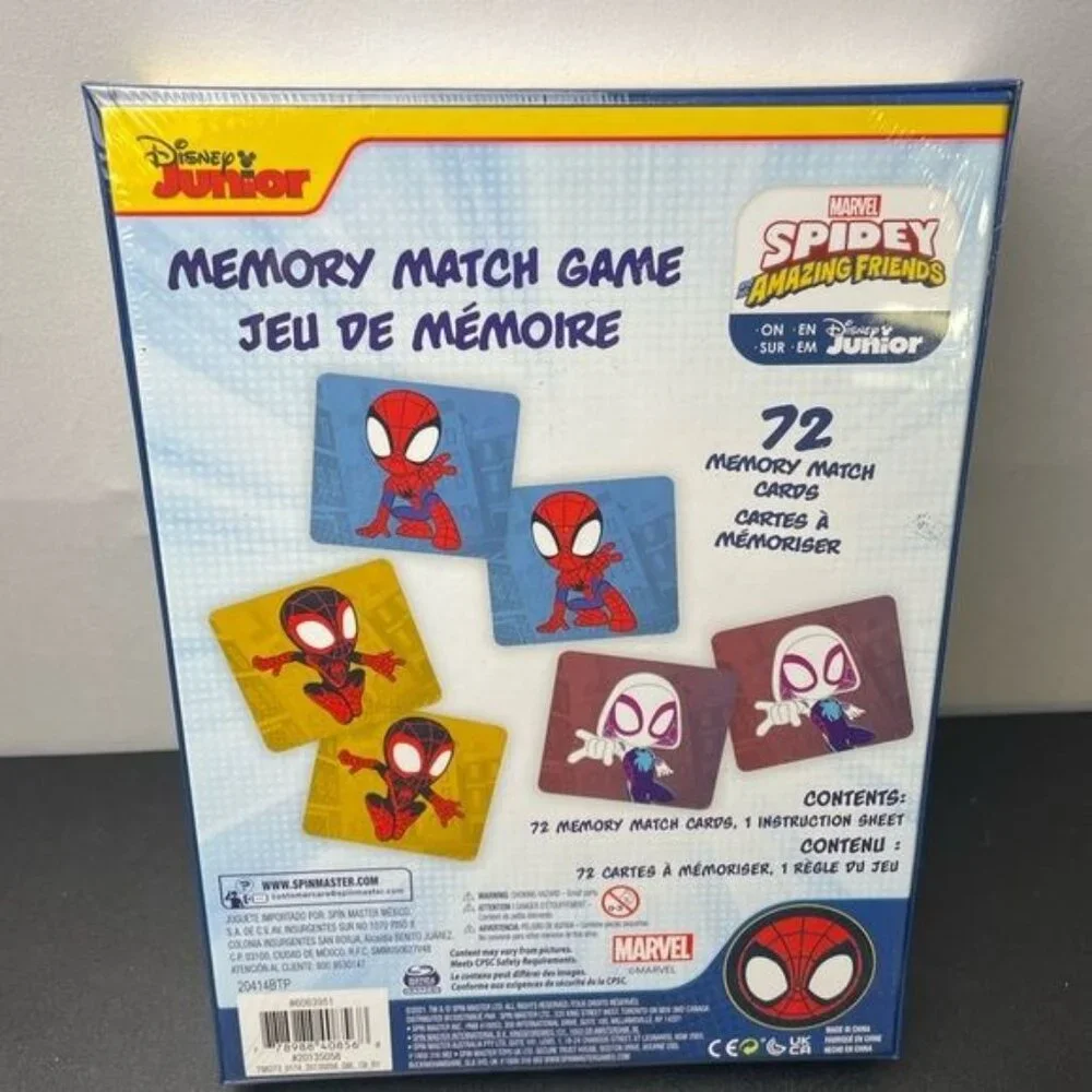 Disney Junior Marcel Spidey and his Amazing Friends Memory Card Game (#8827)